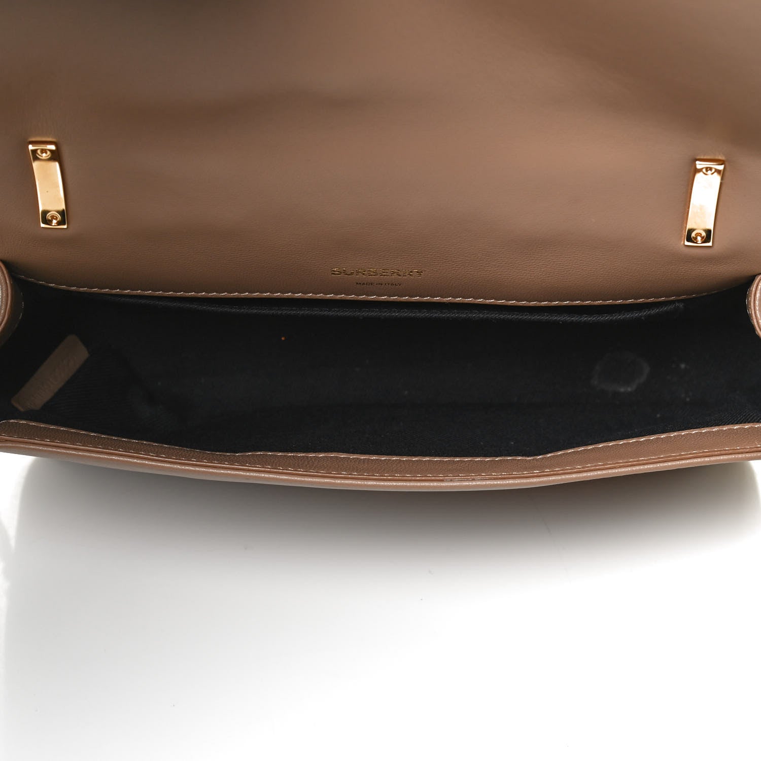 Burberry Lambskin Quilted Small Lola Bag Camel 5 of 11