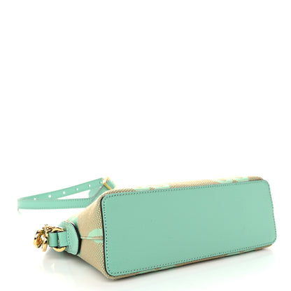 Gucci Monogram Jumbo GG Textured Dollar Calfskin Small Ophidia Dome Shoulder Bag Beige Pepperlight Mint 4 of 10