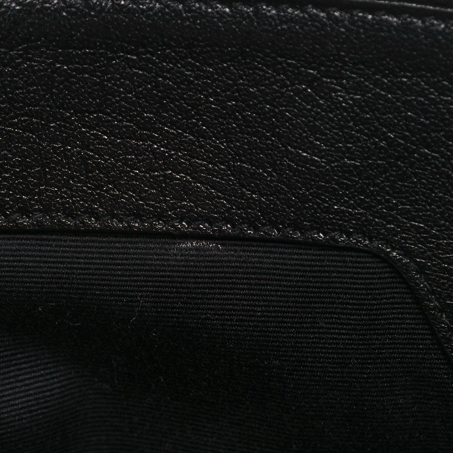 Saint Laurent Grained Lambskin Quilted Mini Becky Double Zip Bag Black 12 of 13