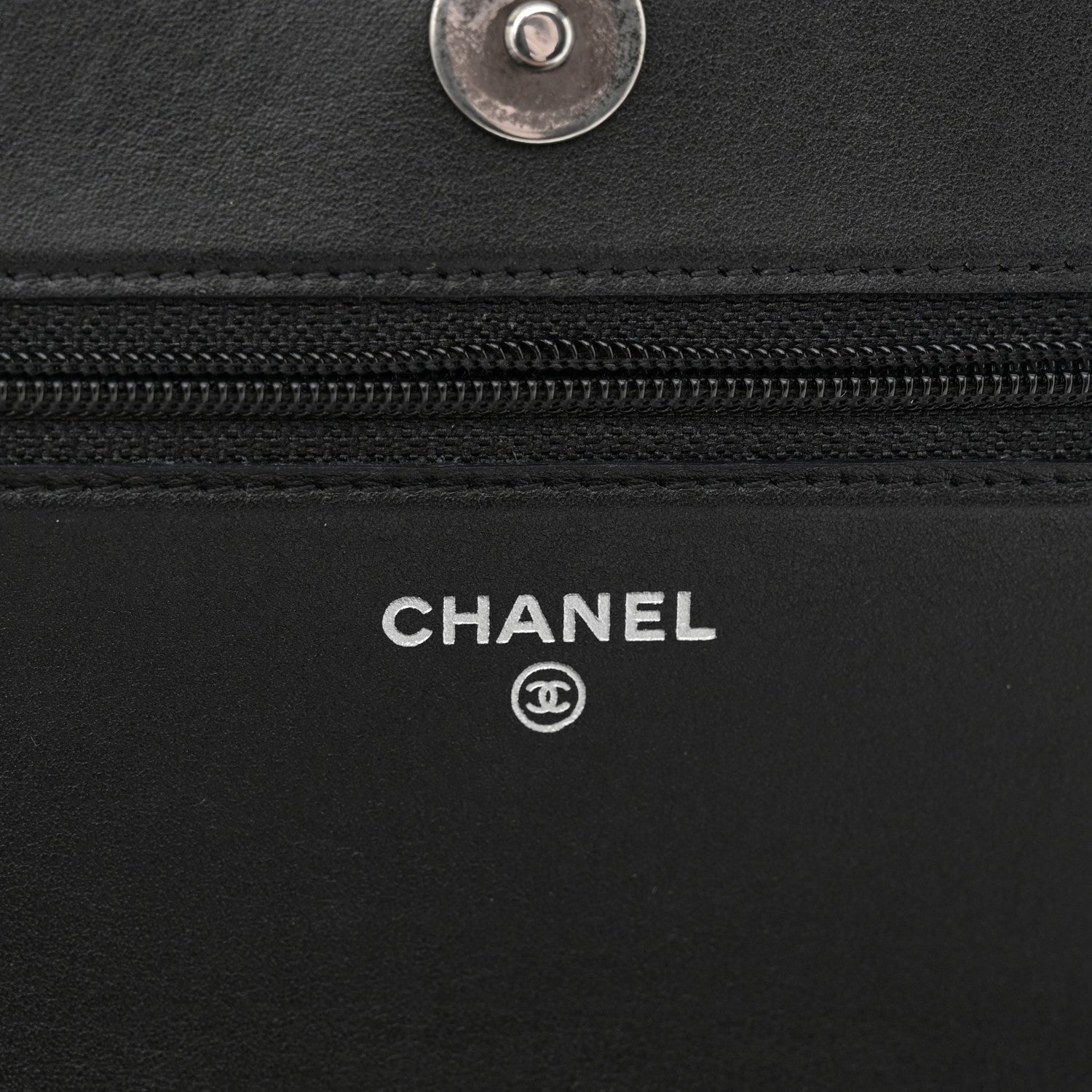 Chanel Caviar Quilted Boy Wallet On Chain WOC Black 6 of 14