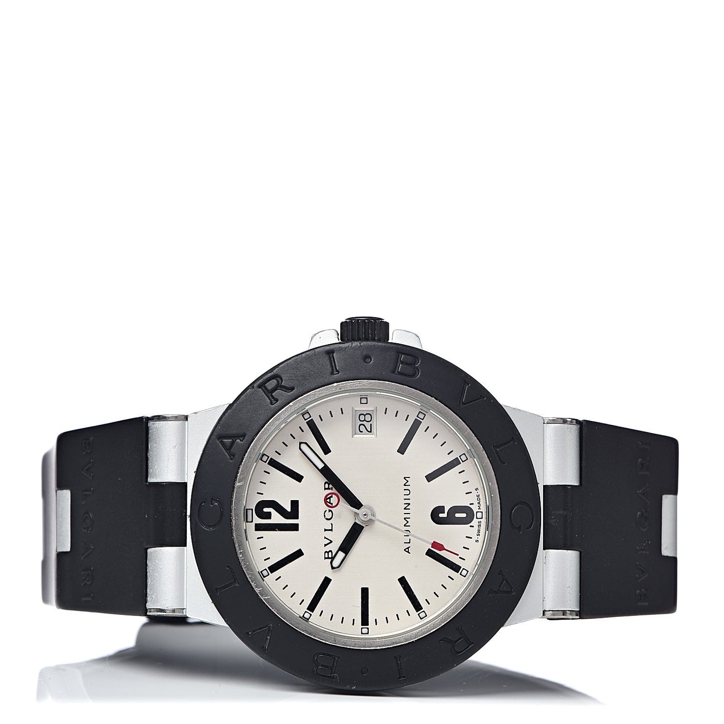 Aluminum Rubber 38mm Diagono Quartz Watch
