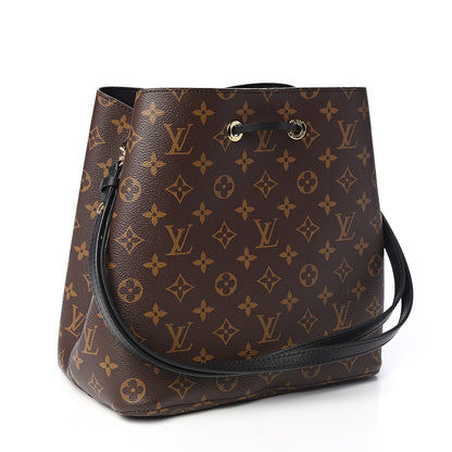 Louis Vuitton Monogram Neonoe MM Black 2 of 8
