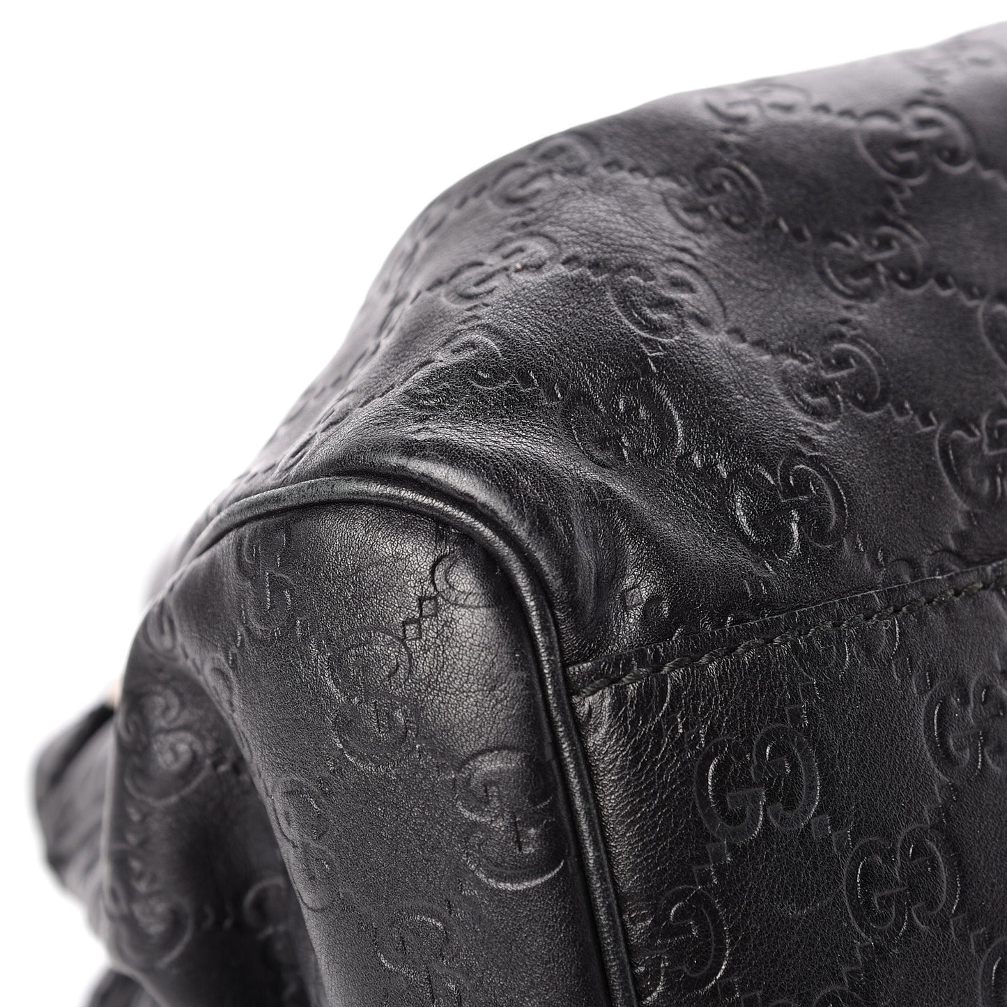Guccissima Medium Sukey Tote Black