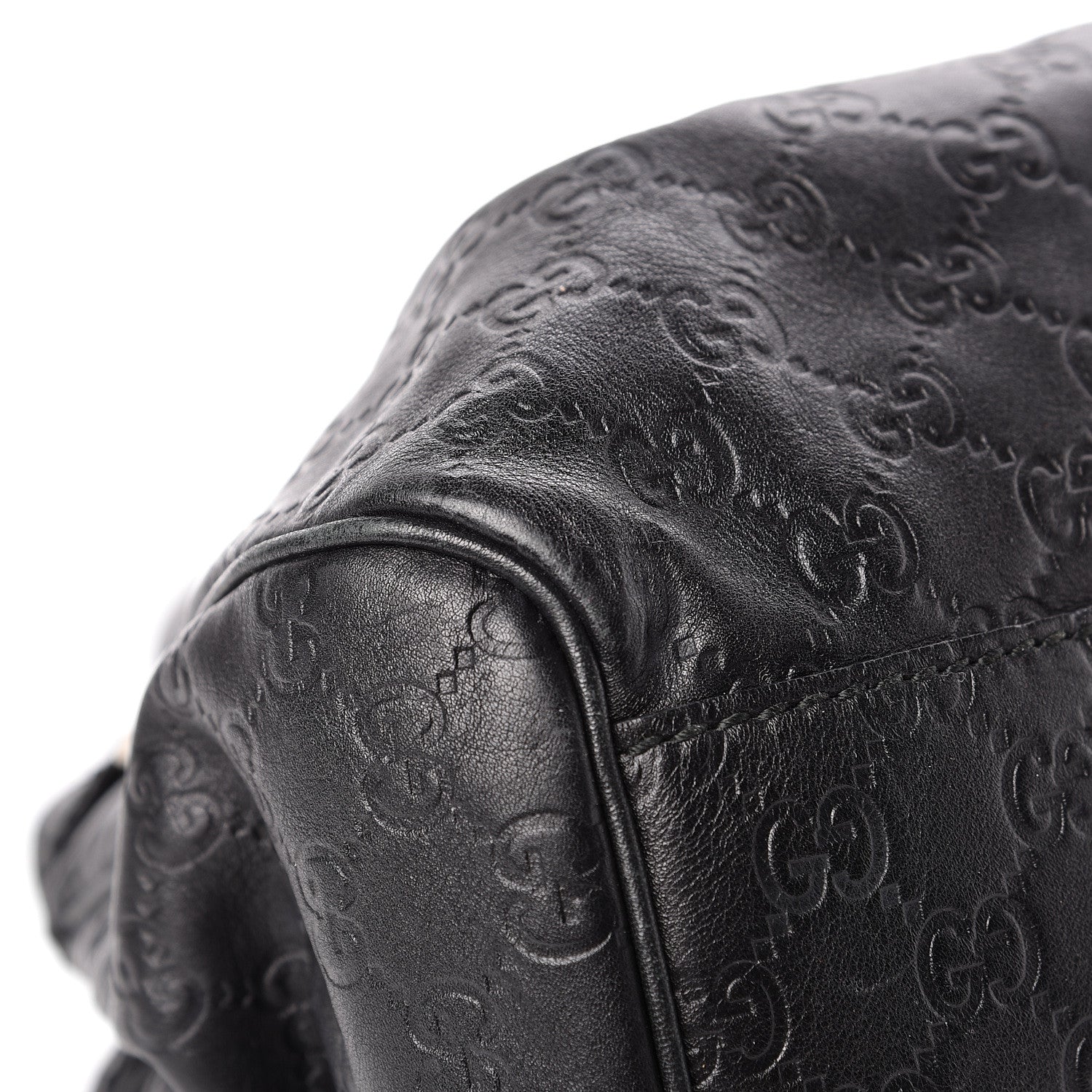 Gucci Guccissima Medium Sukey Tote Black 9 of 15