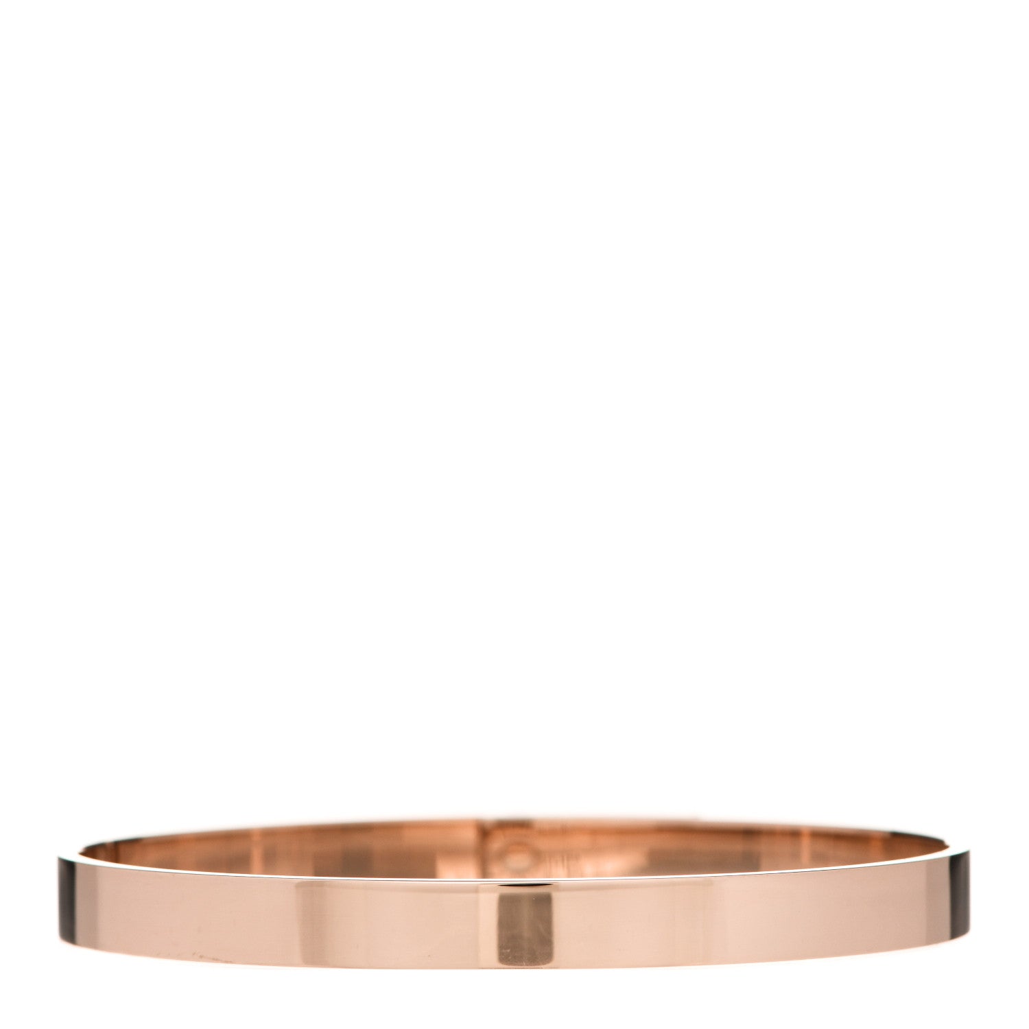 Hermes 18K Rose Gold Diamond PM Kelly Bracelet SH 2 of 5