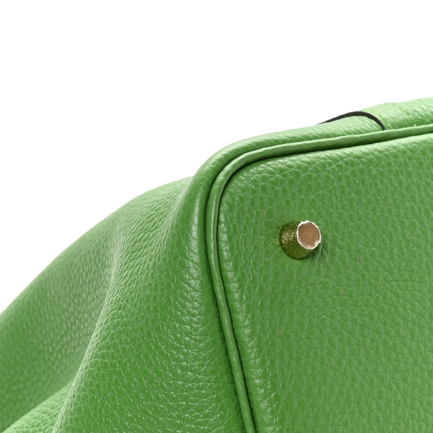 Hermes Taurillon Clemence Picotin Lock 22 MM Vert Yucca 9 of 12