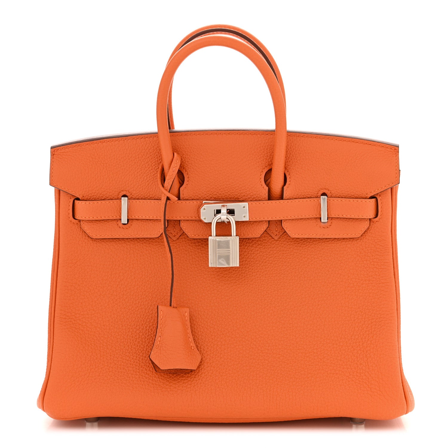 Hermes Togo Birkin 25 Orange 1 of 11