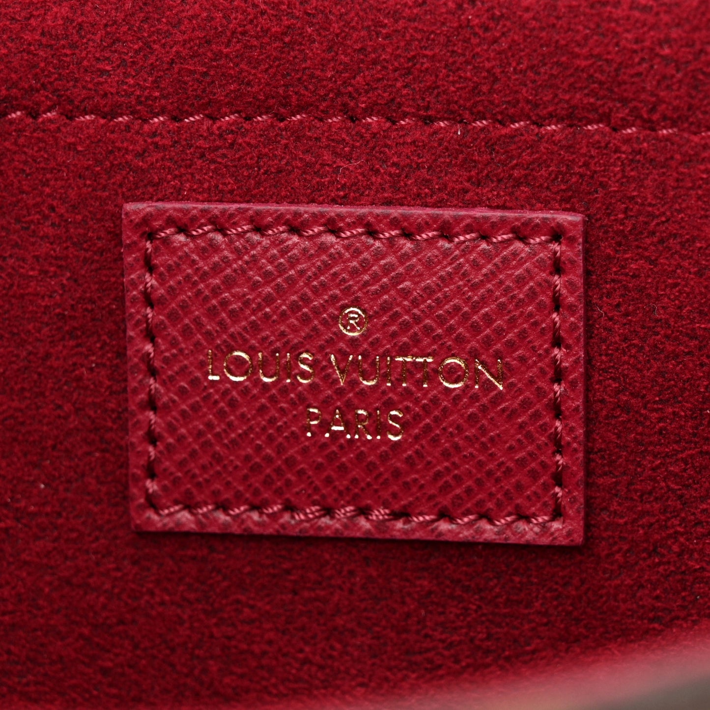 Monogram Pochette Felicie Chain Wallet Fuchsia
