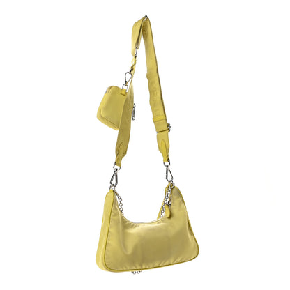 Prada Nylon Saffiano Re-Edition 2005 Shoulder Bag Ananas 3 of 13