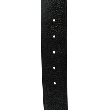 Gucci Dollar Calfskin Interlocking G Belt 85 34 Black 5 of 5