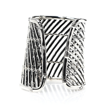 John Hardy Sterling Silver 75mm Bamboo Cuff Bracelet 2 of 4