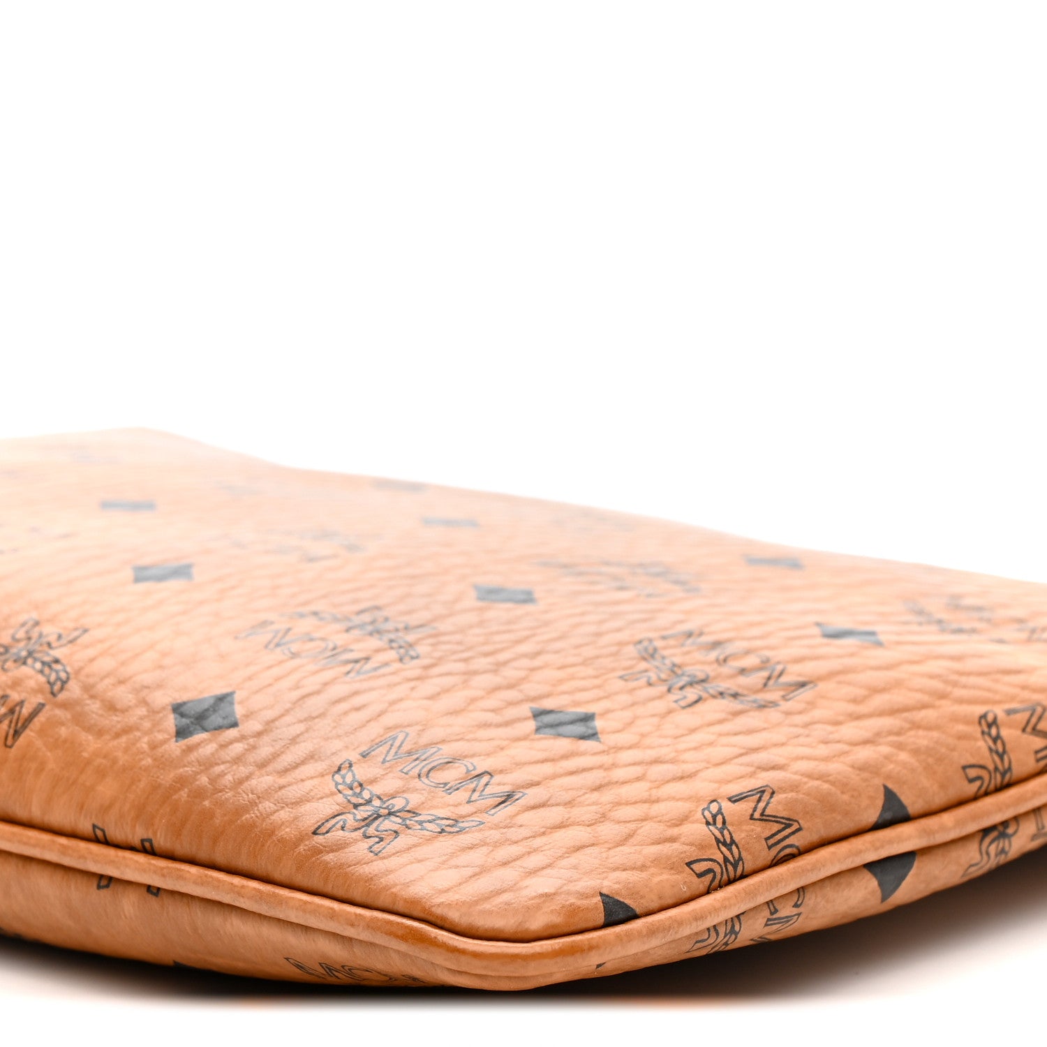 MCM Visetos Original Medium Pouch Cognac 10 of 14