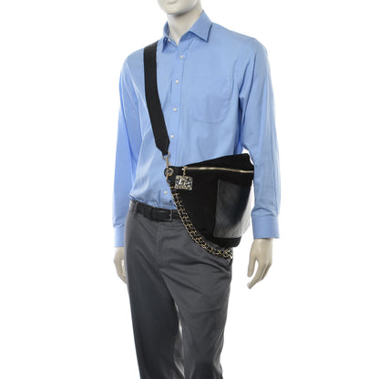 Chanel x Pharrell Williams Suede Calfskin Oversized Waist Belt Bag Black 3 of 13