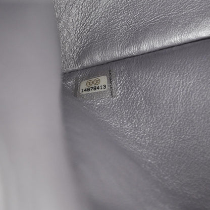 Chanel Metallic Lambskin Quilted Jumbo Flap Lilac 9 of 10