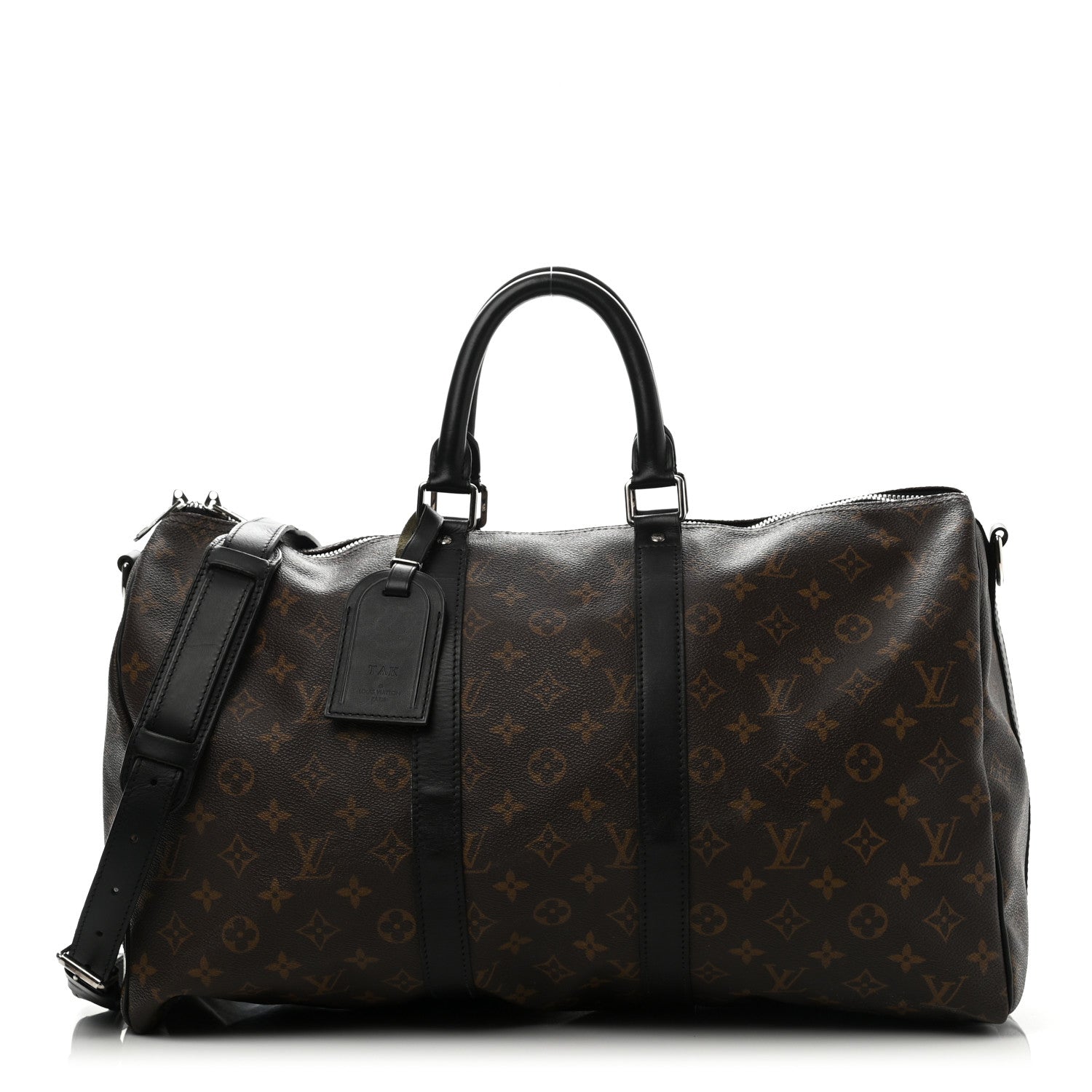 Louis Vuitton Monogram Macassar Keepall Bandouliere 45 1 of 14