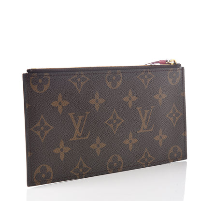 Louis Vuitton Monogram Felicie Chain Wallet Zippered Insert Fuchsia 2 of 5