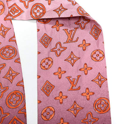 Louis Vuitton Silk Monogram Map Bandeau 4 of 4