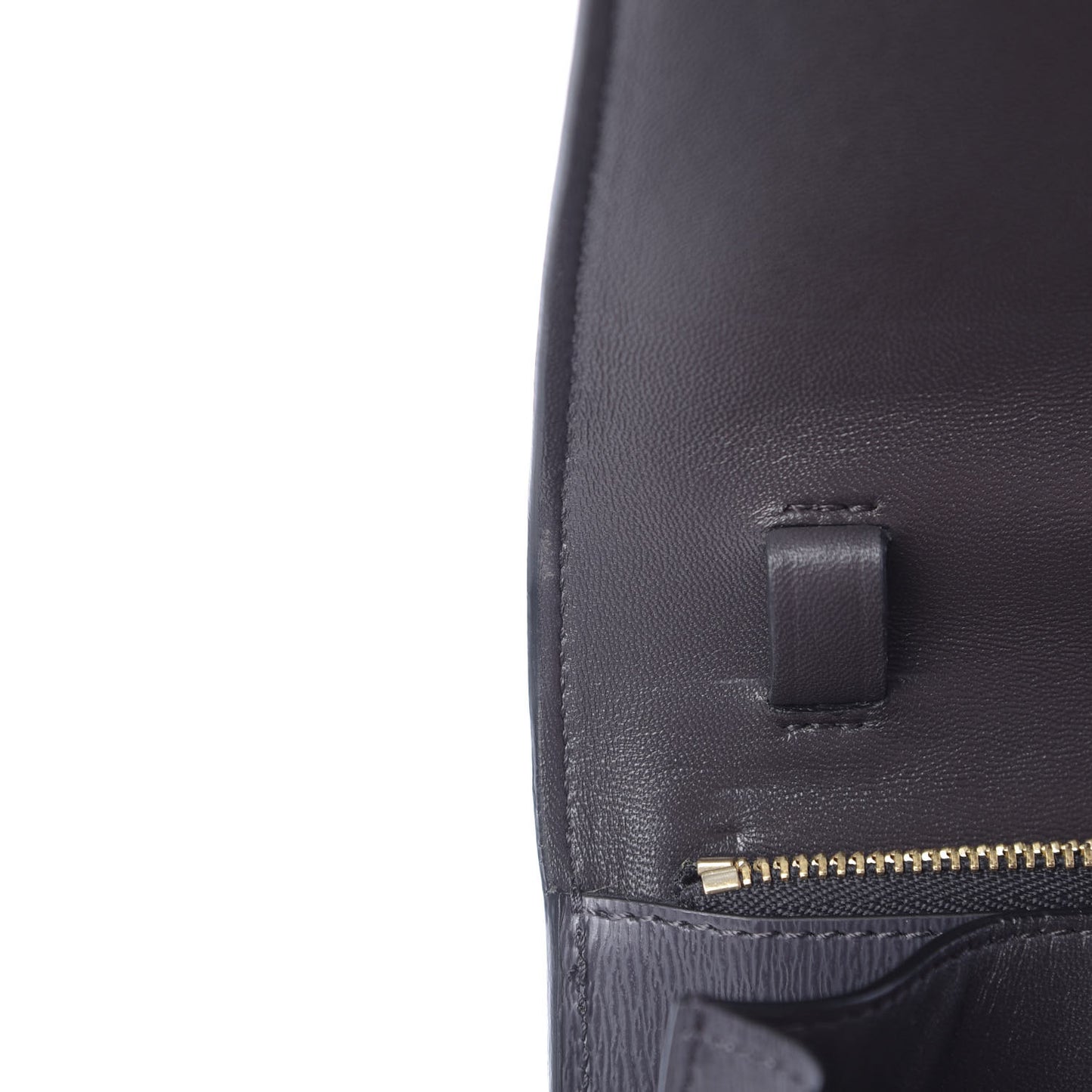 Liege Calfskin Medium Classic Box Flap Bag Grey