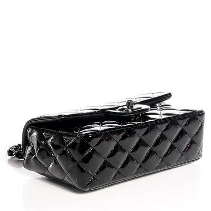Chanel Patent Quilted Mini Flap Black 4 of 9