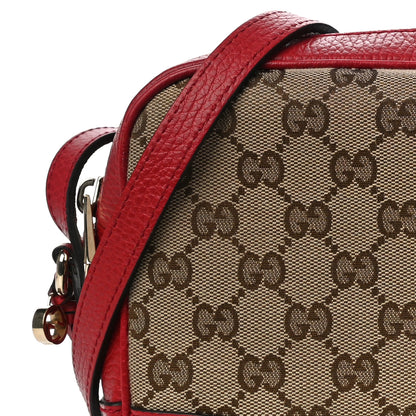 Gucci Monogram Mini Bree Messenger Bag Red 9 of 11