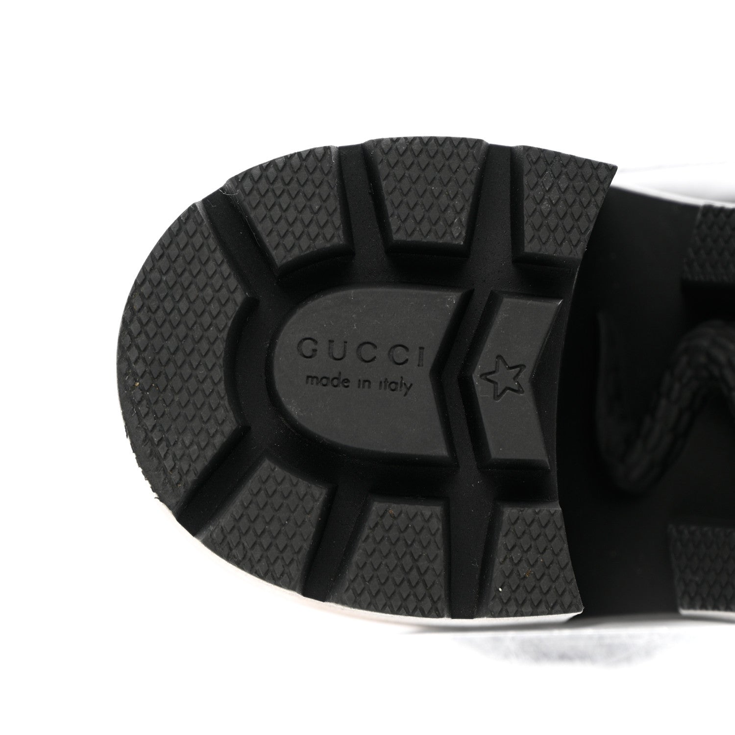 Gucci Apollo Calfskin GG Supreme Nappa Samoa Quilted Lace Up Ankle Boots 36 Black 8 of 12