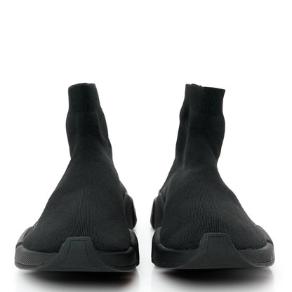 Balenciaga Technical 3D Recycled Knit Bi-Color Sole Mens Speed 2.0 Sneakers 44 Black White 2 of 9