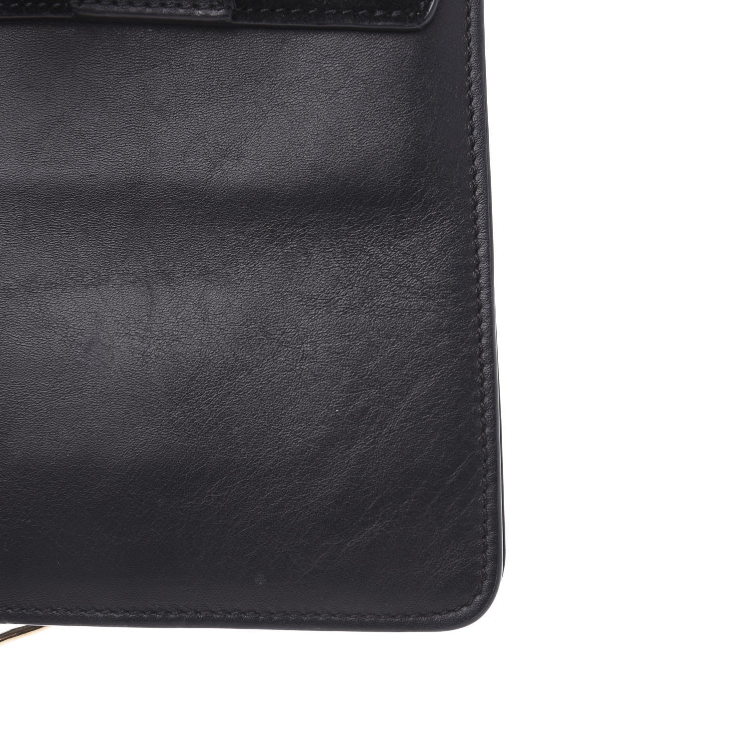Chloe Suede Calfskin Mini Faye Bracelet Bag Black 8 of 8