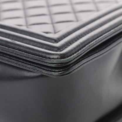 Chanel Lambskin Quilted New Medium Boy Flap Black 16 of 17