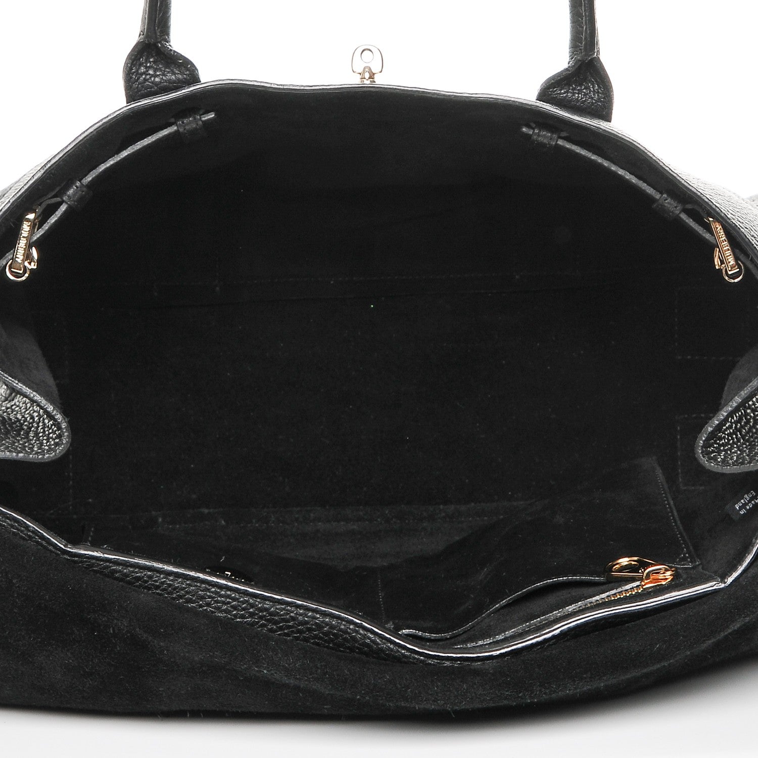 Mulberry Spongy Pebbled Leather Bayswater Black 4 of 8