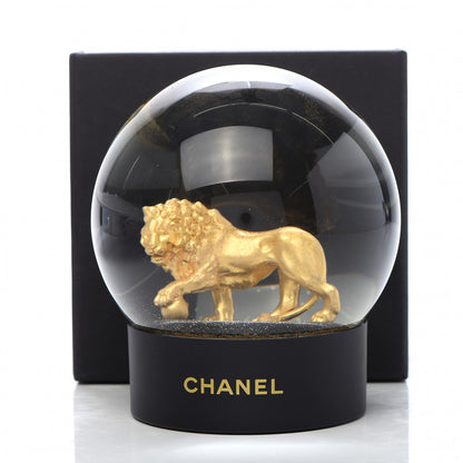 Chanel Glass Lion Snow Globe 4 of 4