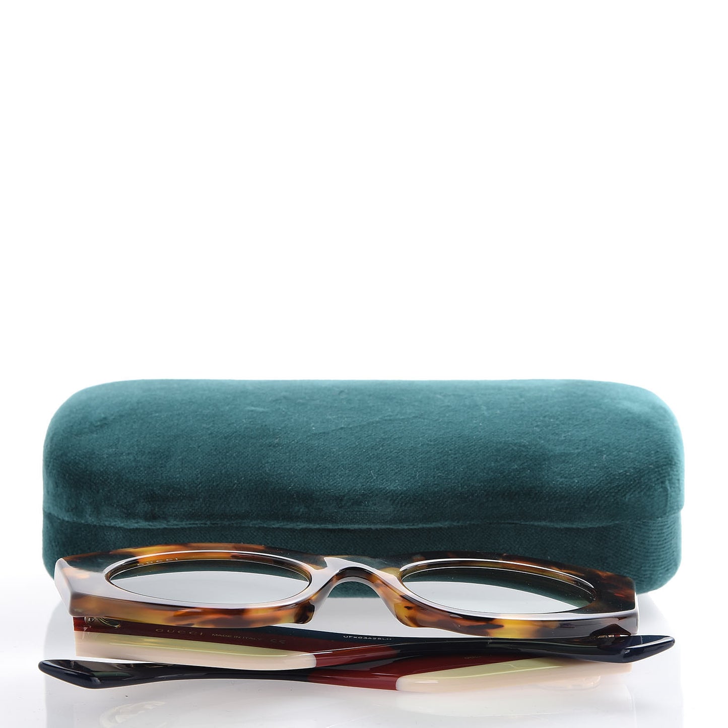 Acetate Oversized Rectangle Frame Web Sunglasses GG 0275/S Tortoise