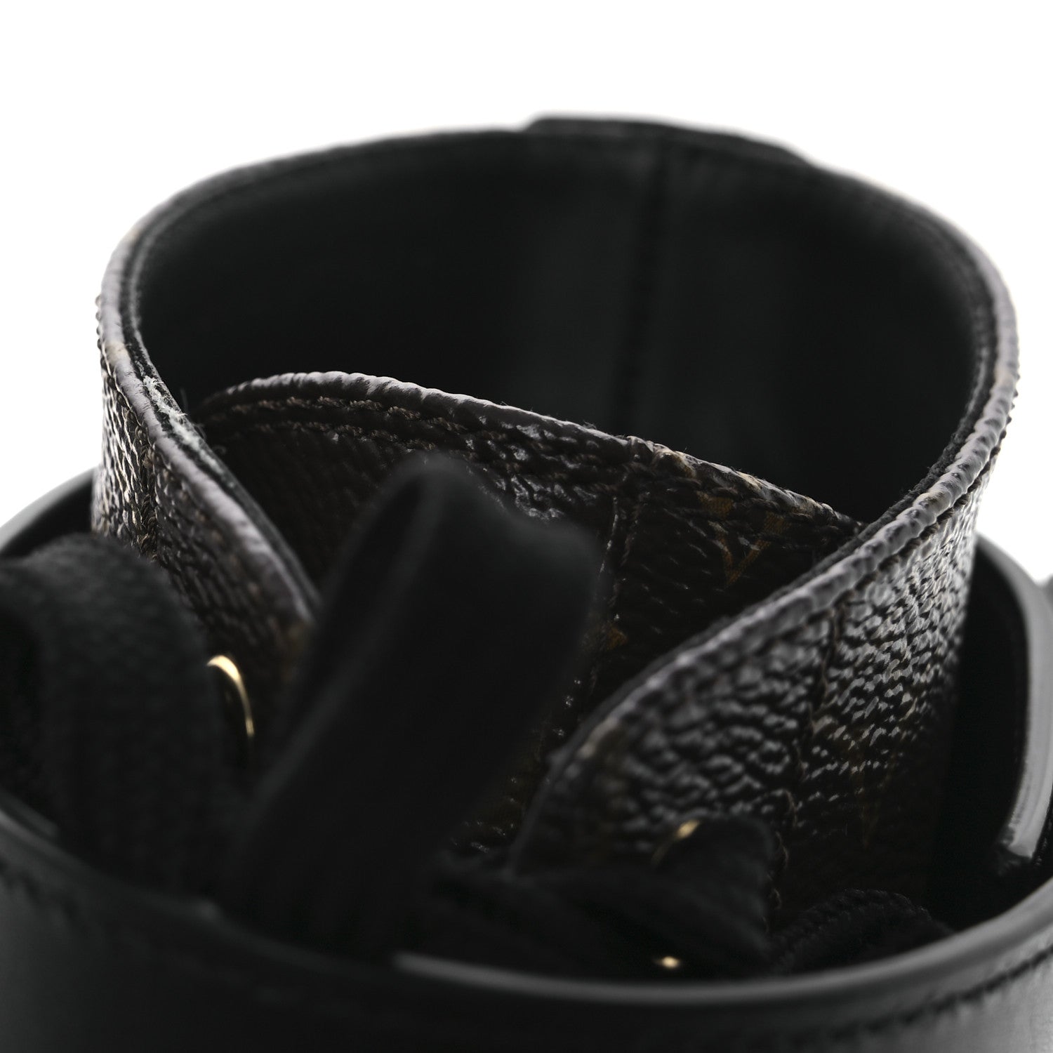 Louis Vuitton Calfskin Monogram Wonderland Flat Ranger Boots 38 Black 13 of 14