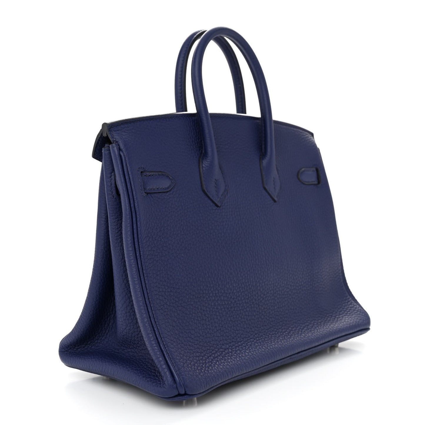 Togo Swift Officier Birkin 25 Bleu Encre Bordeaux