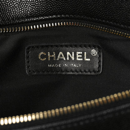 Chanel Caviar Quilted Flap Clutch Black 6 of 10