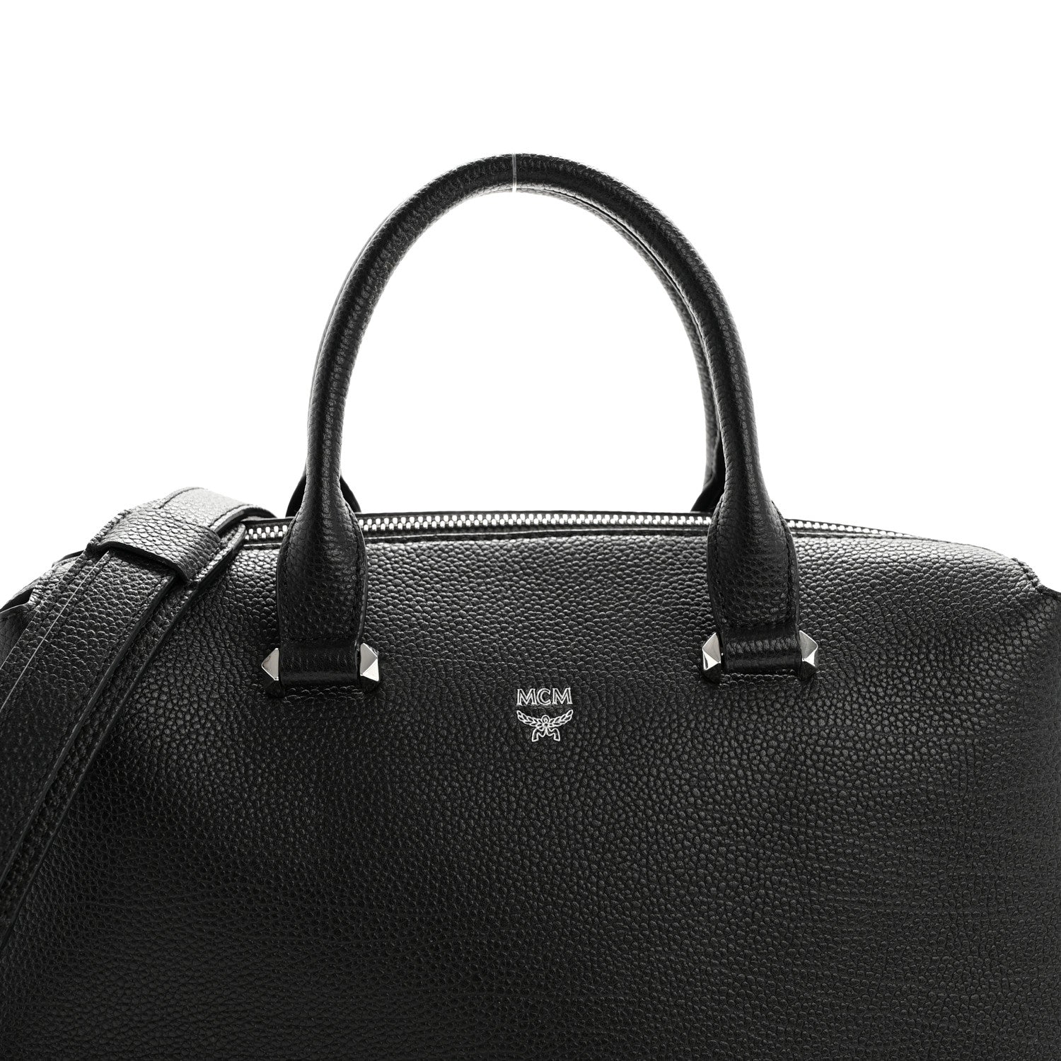 MCM Grained Calfskin Medium Ella Boston Black 7 of 9