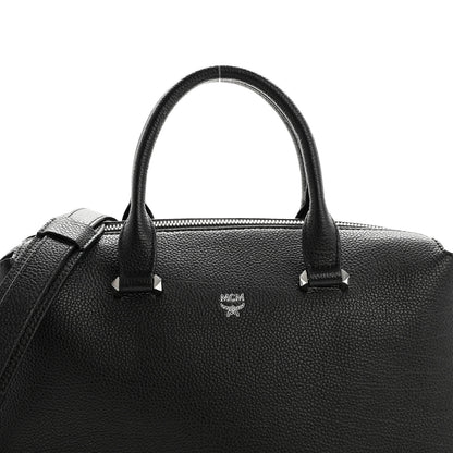 MCM Grained Calfskin Medium Ella Boston Black 7 of 9