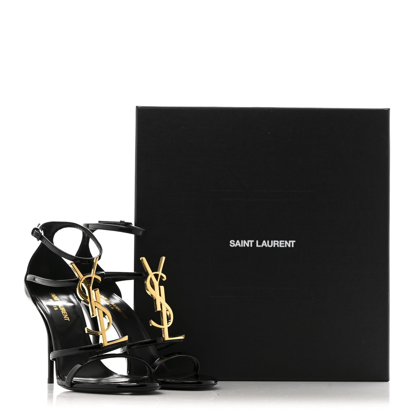 Patent Cassandra 100 Sandals 38.5 Black