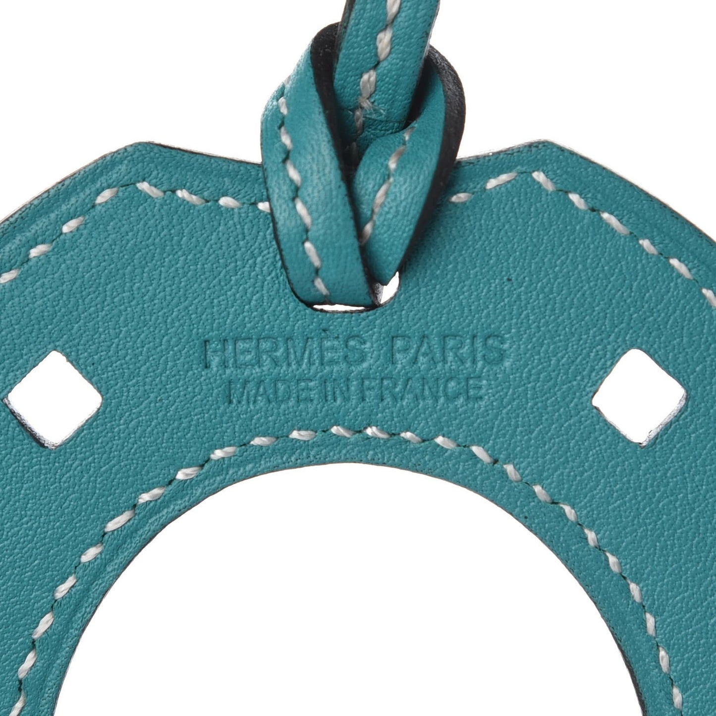 Swift Paddock Horseshoe Bag Charm Bleu Paon