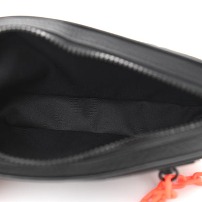 Louis Vuitton Taurillon Monogram Uniformes Solar Ray Soft Pochette Volga Belt Bag Black 5 of 10