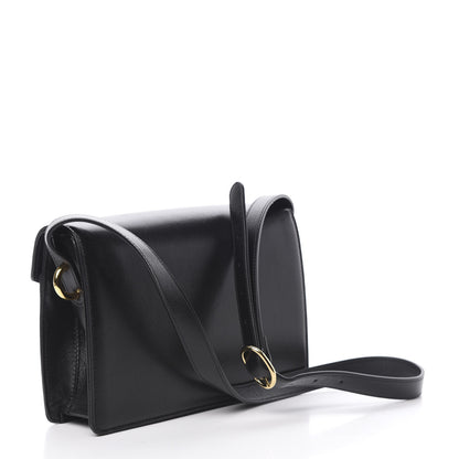 Gucci Textured Calfskin Small Torchon GG Ring Shoulder Bag Black 3 of 13