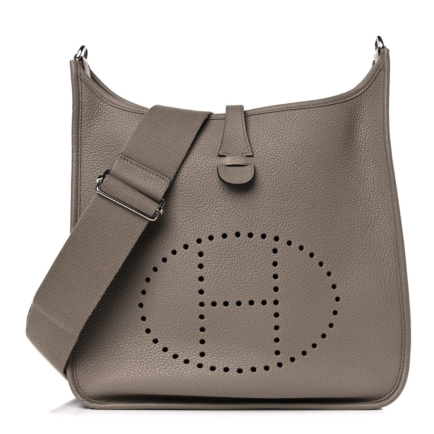 Hermes Taurillon Clemence Evelyne III PM Gris Asphalte 1 of 14