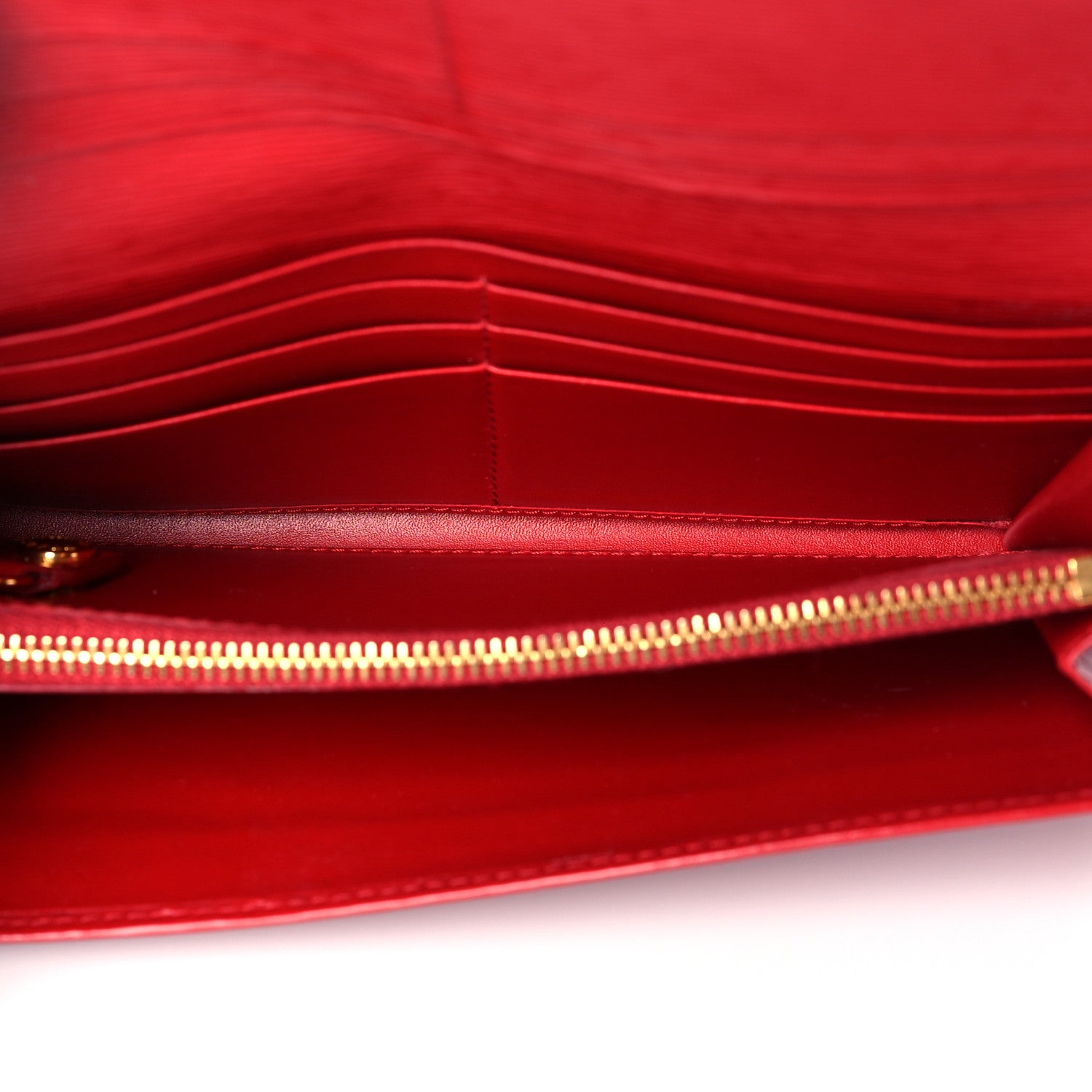 Prada Vitello Move Continental Flap Wallet Lacca 6 of 10