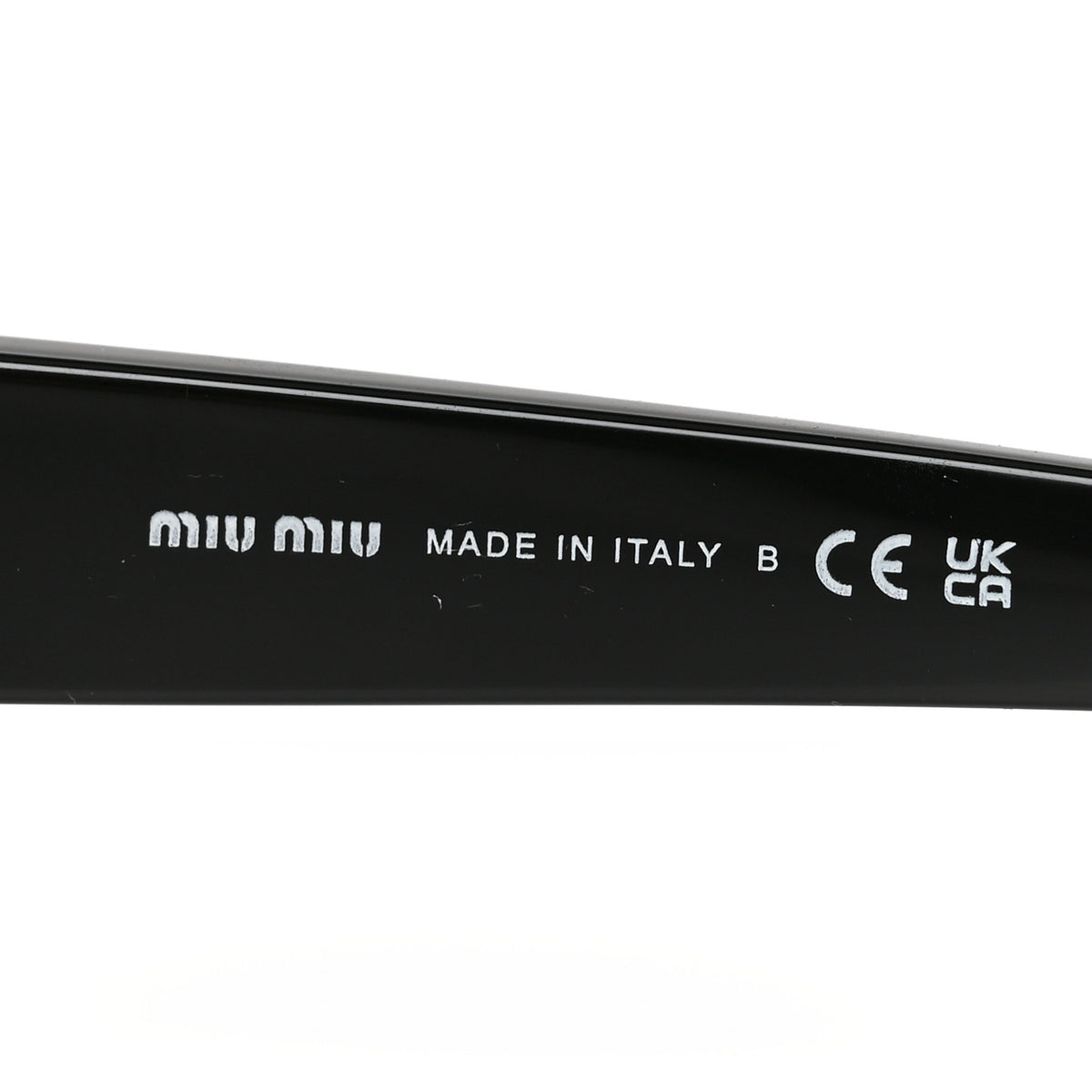 Acetate Oval Sunglasses SMU14Z Black