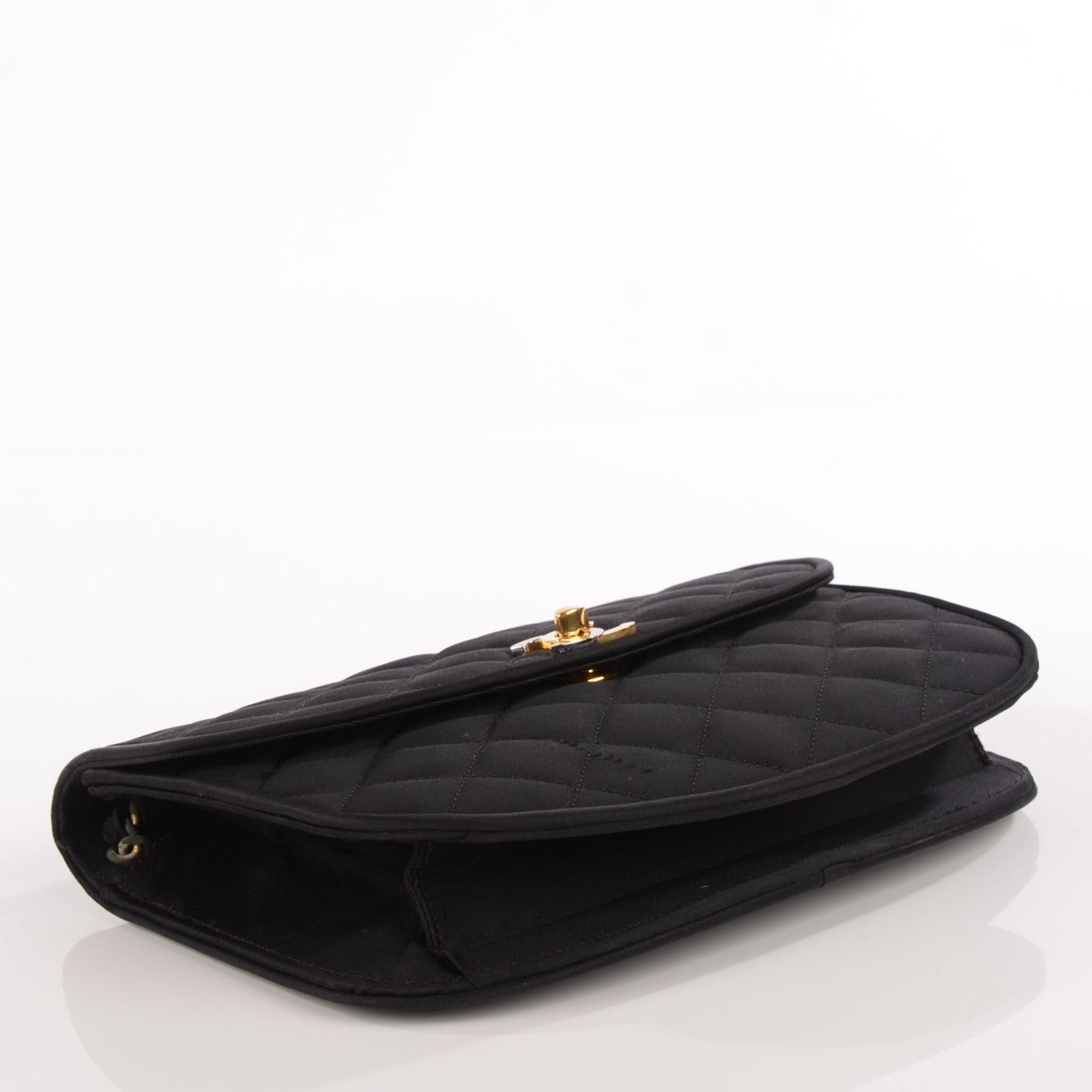Chanel Satin Quilted Small Flap Black 4 of 9