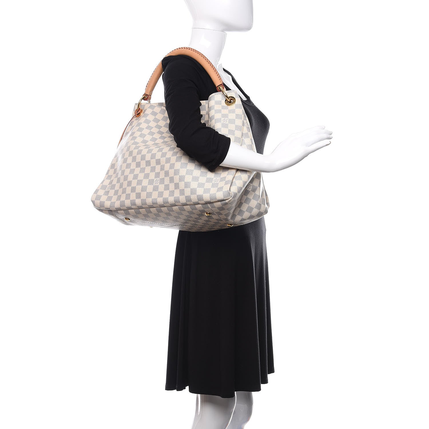 Louis Vuitton Damier Azur Artsy MM 2 of 10