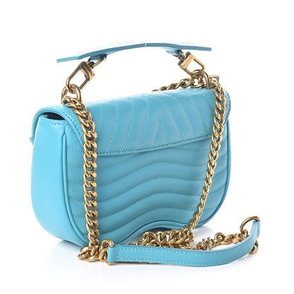 Louis Vuitton Calfskin New Wave Chain PM Malibu Green 3 of 8