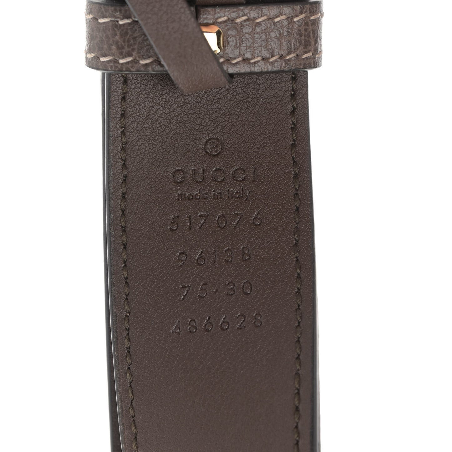 GG Supreme Monogram Web Small Ophidia Belt Bag 75 30 Dark Brown