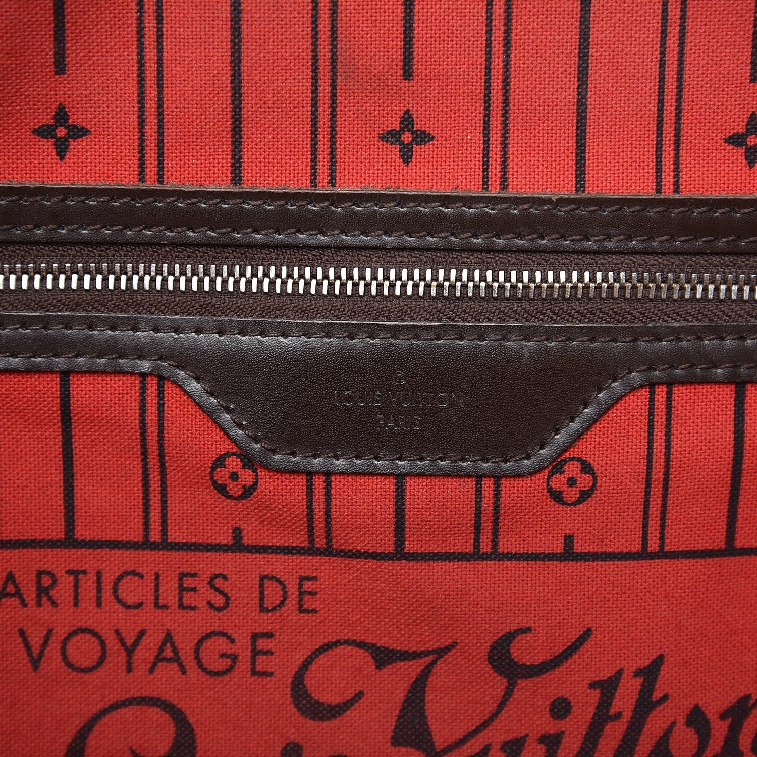 Louis Vuitton Damier Ebene Neverfull MM 7 of 22