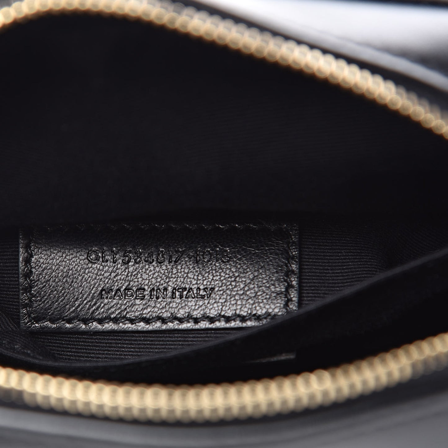 Calfskin Matelasse Monogram Lou Belt Bag Black