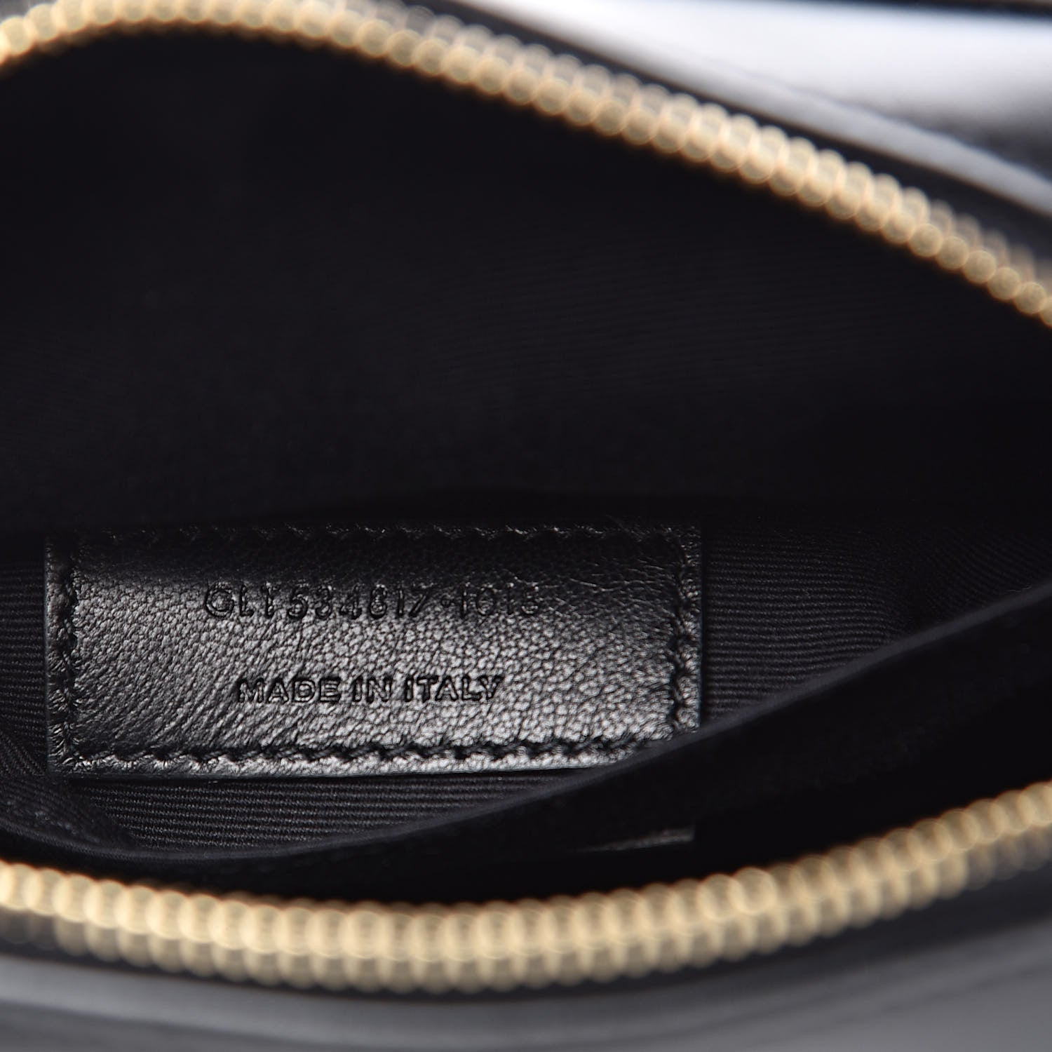 Saint Laurent Calfskin Matelasse Monogram Lou Belt Bag Black 7 of 10